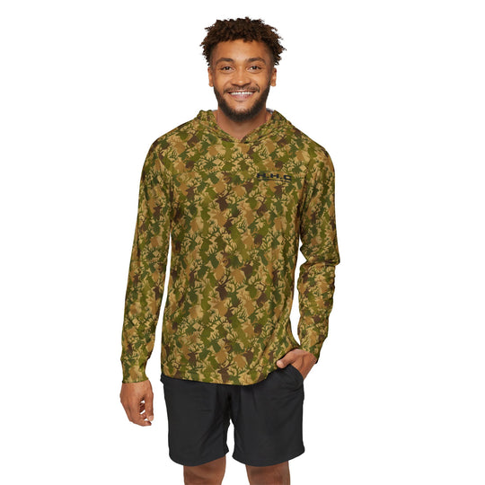 "Elk Out -  camo pattern" Warm Up hoodie