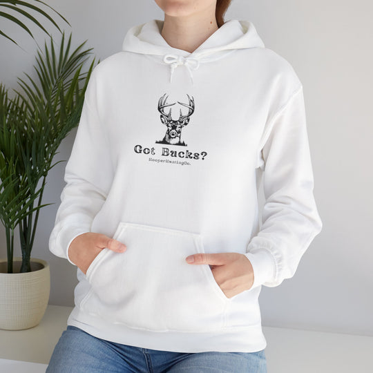 Got Bucks? Unisex Heavy Blend™ Hoodie - Perfect Gift for Hunters and Outdoor Enthusiasts