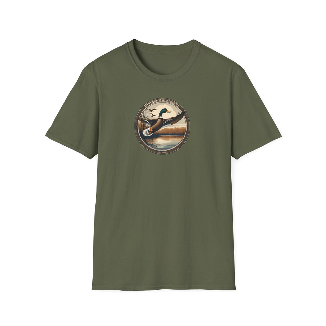 Nature-Inspired Unisex Softstyle T-Shirt - Wildlife Adventure Design