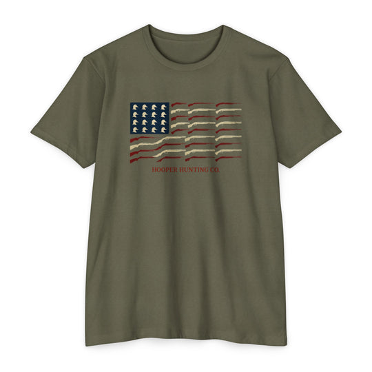 "Duck stars & shotgun stripes" Patriotic T-shirt