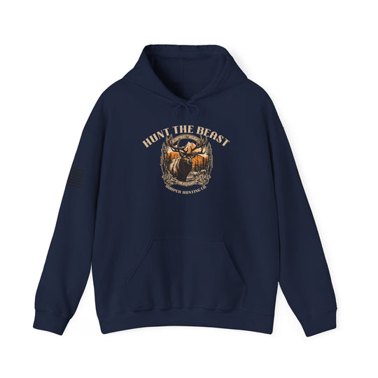 Hunt the Beast Unisex Hoodie - Heavy Blend Sweatshirt for Outdoors Enthusiasts