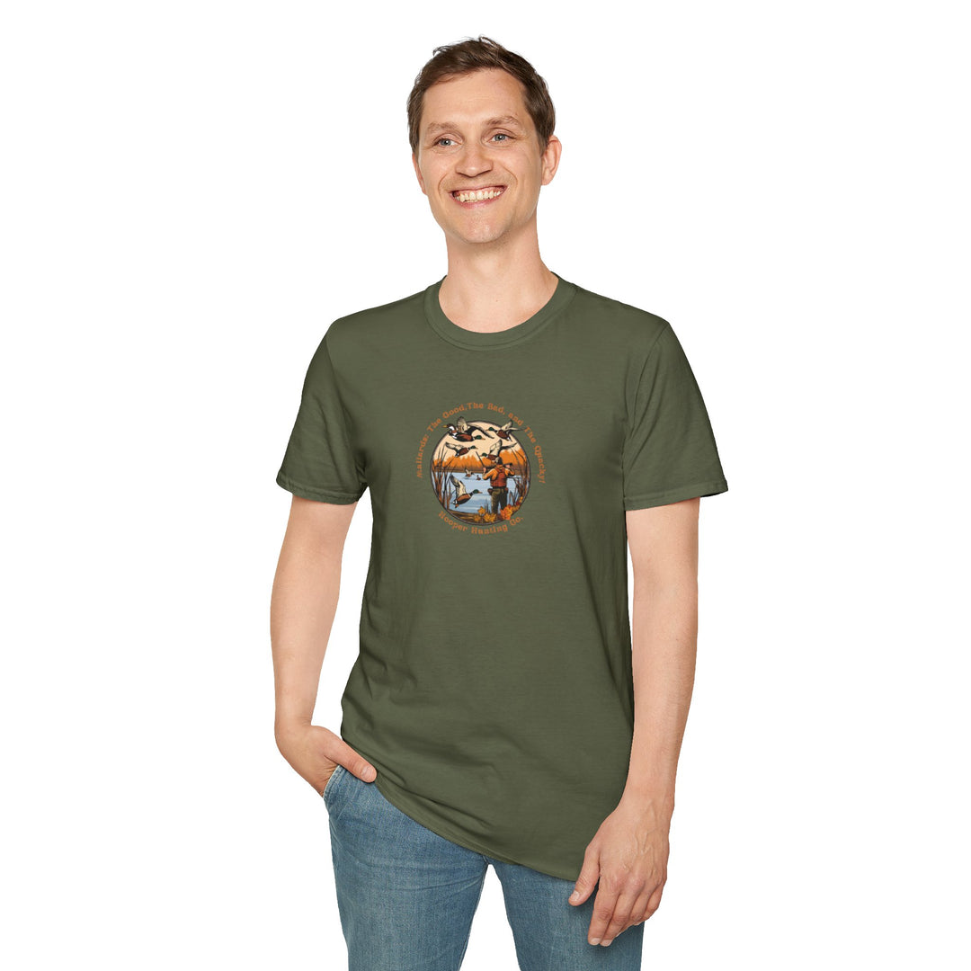 Nature-Inspired Unisex Softstyle T-Shirt - Embrace the Adventure