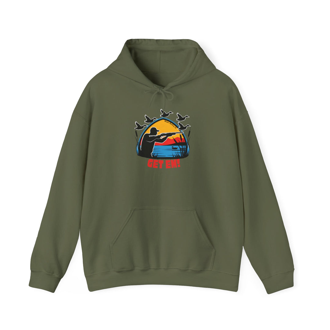 Get Em! Adventure Unisex Hooded Sweatshirt