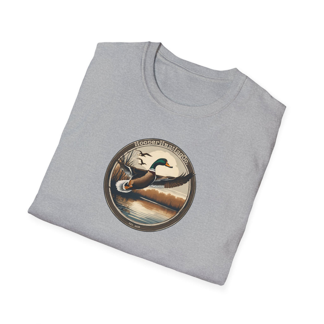 Nature-Inspired Unisex Softstyle T-Shirt - Wildlife Adventure Design